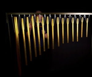 Set aus 15 großen Meditationsglocken "himmlisches D-Moll"