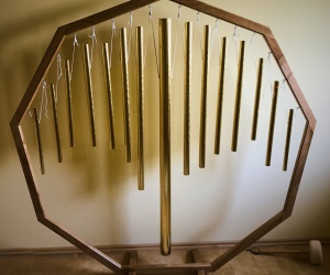Set aus 15 großen Meditationsglocken "himmlisches D-Moll"