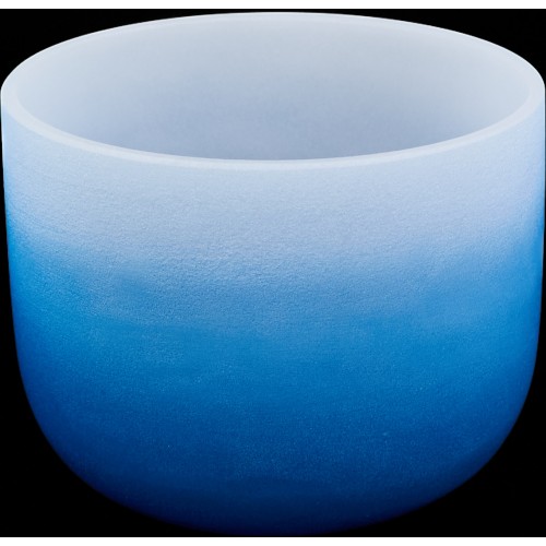 Farbige Kristallschale A — „Drittes Auge“ (6. Chakra)