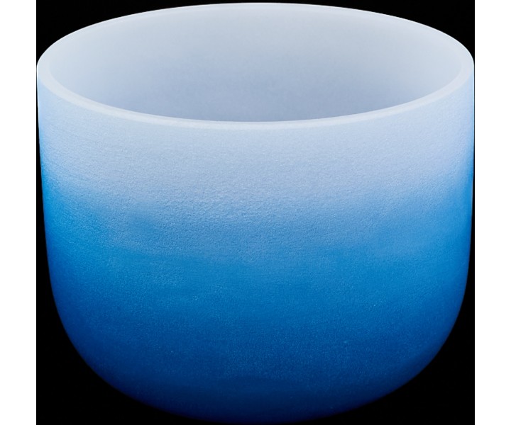 Farbige Kristallschale A — „Drittes Auge“ (6. Chakra)