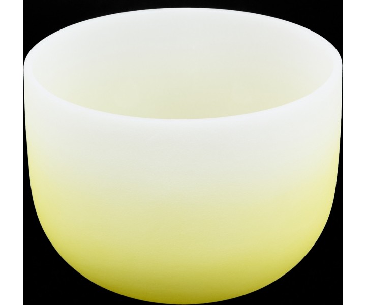 Farbige Kristallschale E — „Feuer“ (3. Chakra)