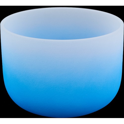 Farbige Kristallschale G — „Raumzeit“ (5. Chakra)