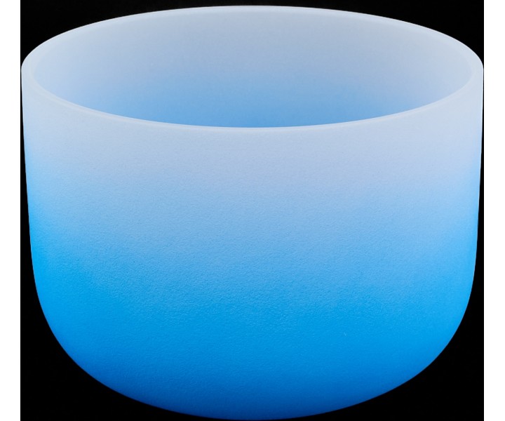 Farbige Kristallschale G — „Raumzeit“ (5. Chakra)