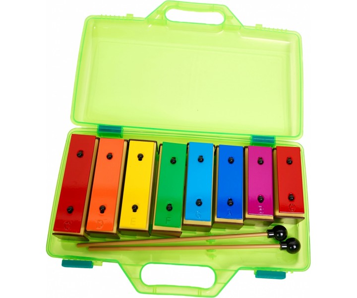 Bunte Resonatoren im Koffer