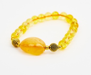 Mineral-Armband Citrin