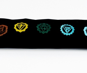 Chakra-Steinset im Stoffbeutel