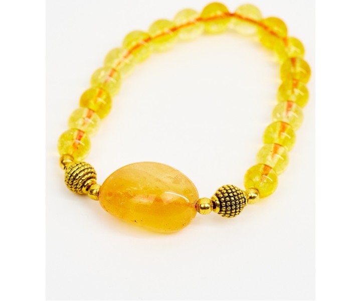 Mineral-Armband Citrin