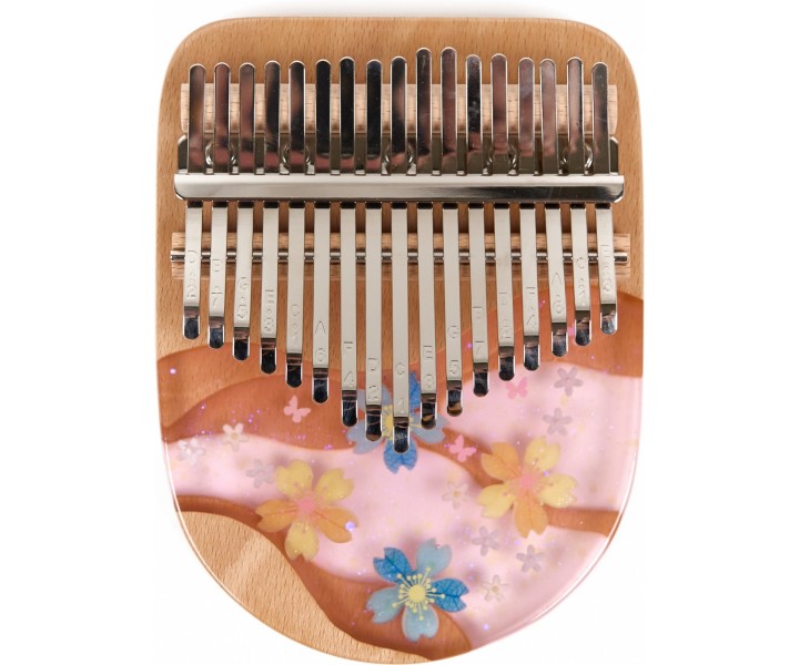 Kalimba 17 Töne - "Rosa Blume"