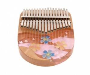 Kalimba 17 Töne - "Rosa Blume"