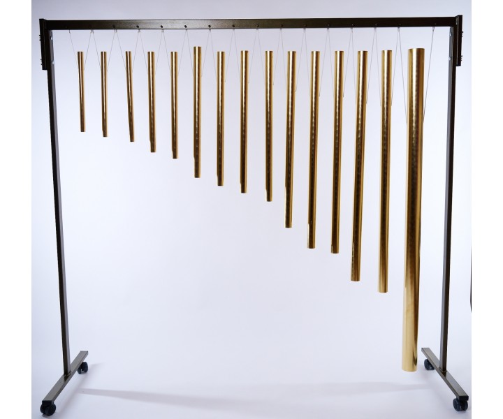 Set aus 15 großen Meditationsglocken "himmlisches D-Moll"