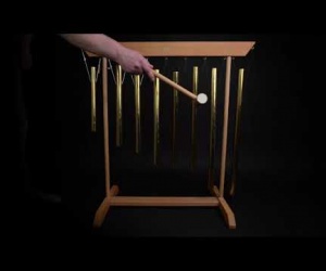 Set kleiner hängender Meditationsglocken