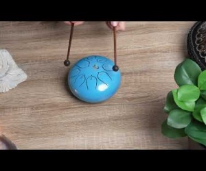 LENA Drum "OM" C blau